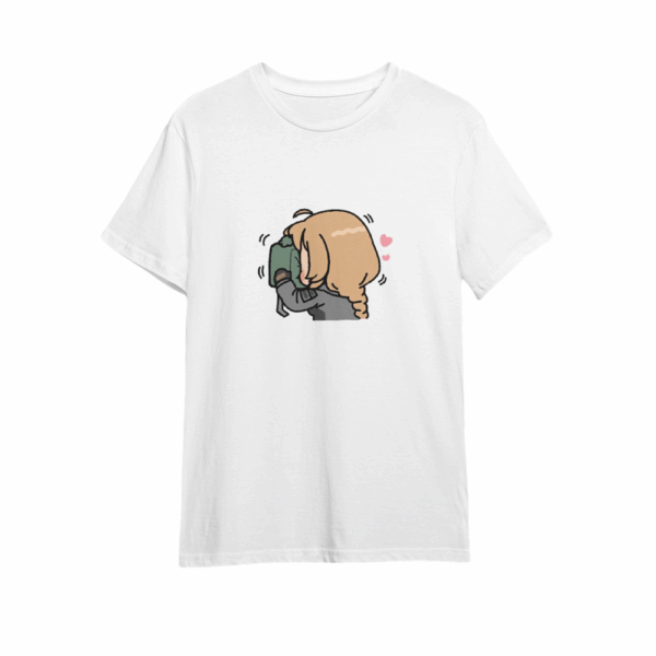 Hugging Clay the Claymore T Shirt